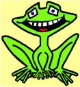 Gr�ner Grinsfrosch
